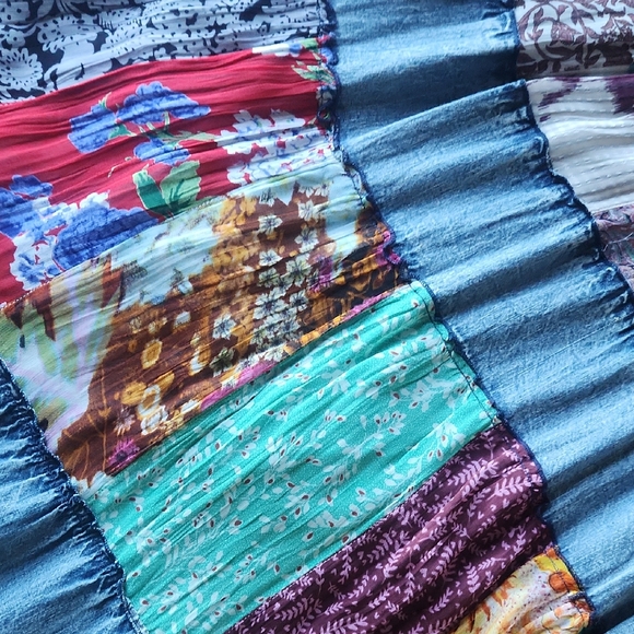 Young Threads Patchwork Maxi Dress - Picture 5 of 8